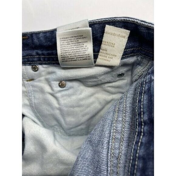 Diesel Jeans Men's W32 L32 Larkee ORUS7 Straight Buttonfly Relaxed Fit Dark Wash - Picture 9 of 9